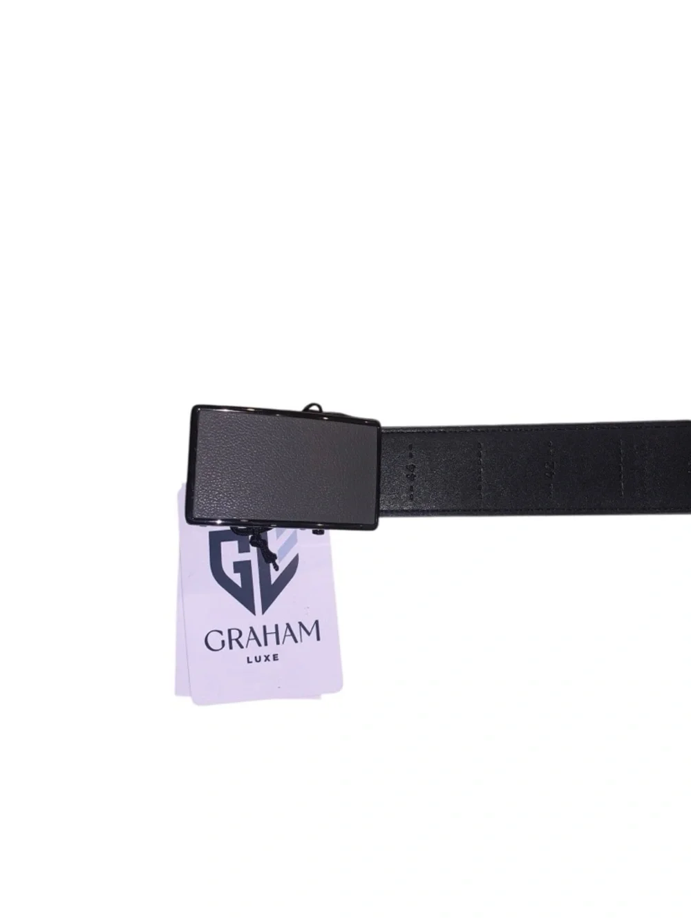 NWT Graham Luxe “The Ratchet” Golf Belt | Grey | Cut-to-Fit 30-46